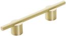 3-3/4 in. Center-to-Center Cabinet Pull in Matte Gold