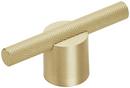 5/8 in. Center-to-Center Cabinet Pull in Matte Gold