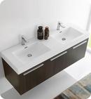 Fresca Bath Grey Oak 59 in. Wall Mount Vanity 