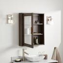 Signature Hardware Grey Wash 23 in. Medicine Cabinet 