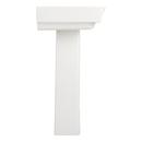 Signature Hardware White Pedestal Bathroom Sink 