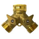 Jones Stephens Rough Brass Brass Hose Wye