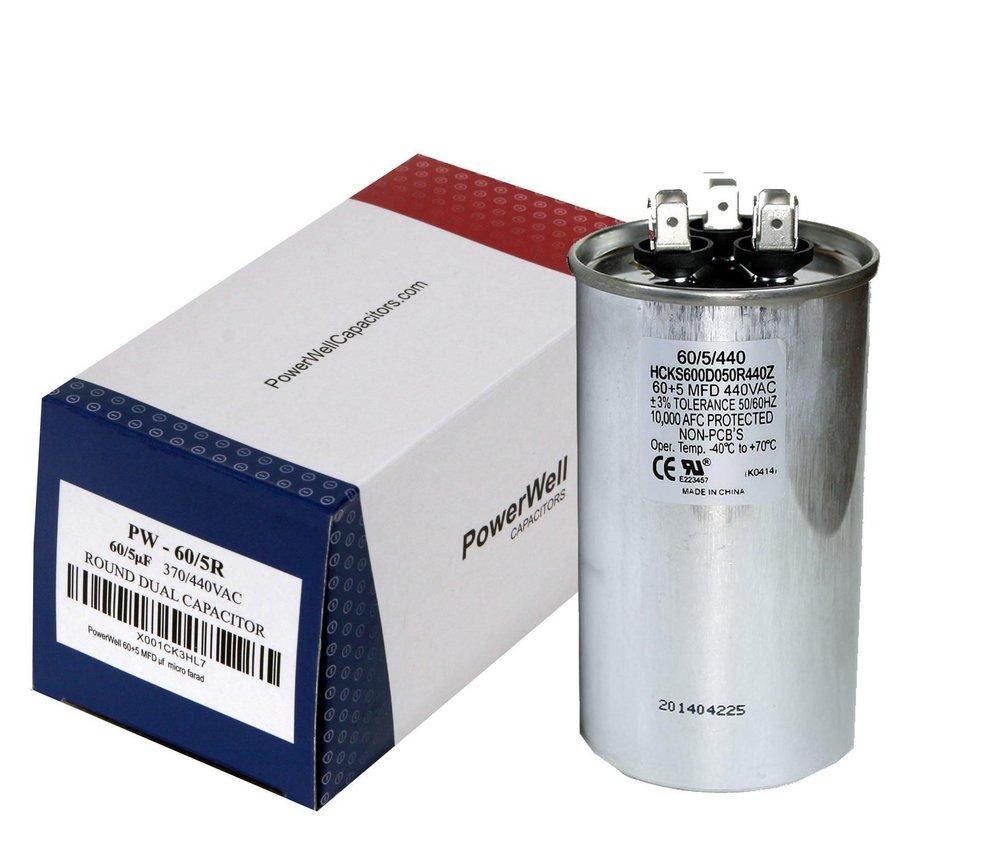 80 mfd 440V Round Run Capacitor 
