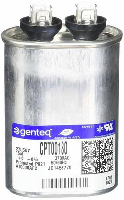 15 mfd 370V Oval Run Capacitor