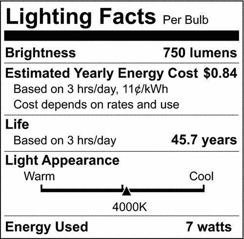 SATCO Frost 7W LED Medium Bi-Pin Bulb 