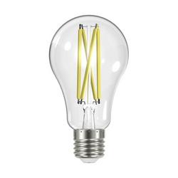 100W 4-41/100 in. A19 LED Light Bulb with a Medium E-26 Base Dimmable in Clear