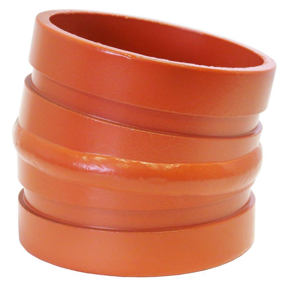 1-1/2 in. Painted Schedule 40 Grooved 11-1/4&deg; Bend E-4 