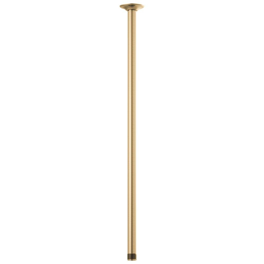 Brizo Luxe Gold 1/2 x 24 in. NPT Brass Shower Arm 