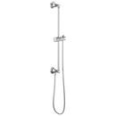 28-1/4 in. Shower Rail with Hose in Polished Chrome
