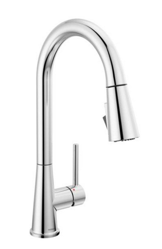Peerless&reg; Chrome Single Handle Pull Down Kitchen Faucet 