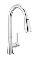 Single Handle Pull Down Kitchen Faucet in Chrome