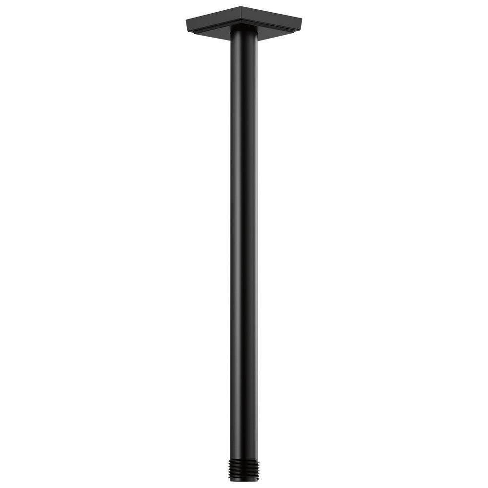 Brizo Matte Black 1/2 x 14 in. NPT Brass Shower Arm 