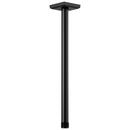 14 in. Ceiling Mount Shower Arm and Flange in Matte Black
