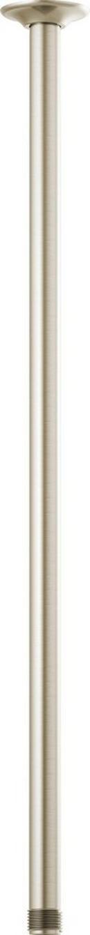 24 in. Ceiling Mount Shower Arm and Flange in Brushed Nickel