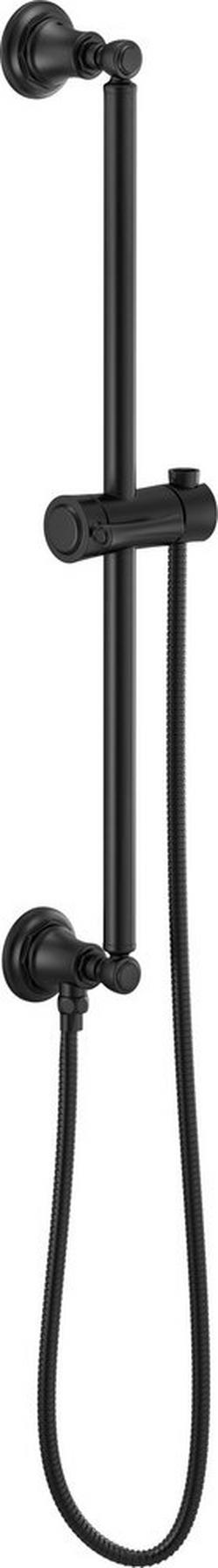 Shower Rail in Matte Black