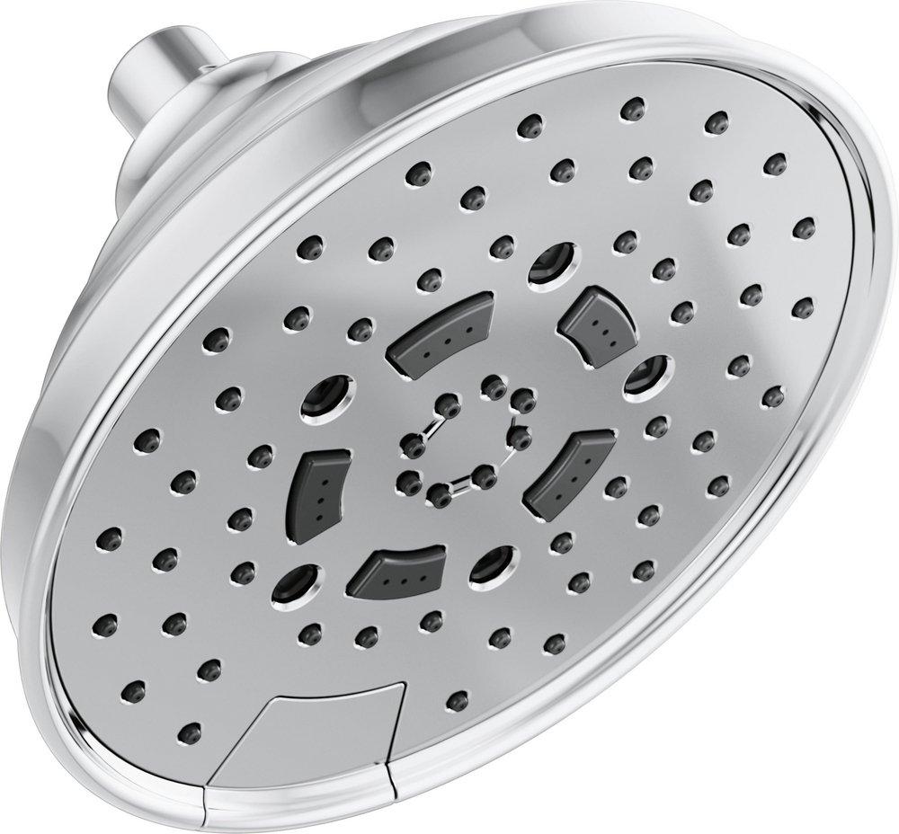 Brizo Chrome Multi Function H2Okinetic&reg; Rinsing Spray, Full Spray, Massage Spray, Shampoo Spray and Full Spray with Massage Showerhead 