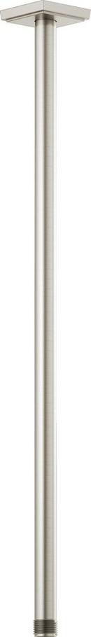 Brizo Luxe Nickel 1/2 x 24 in. NPT Brass Shower Arm 