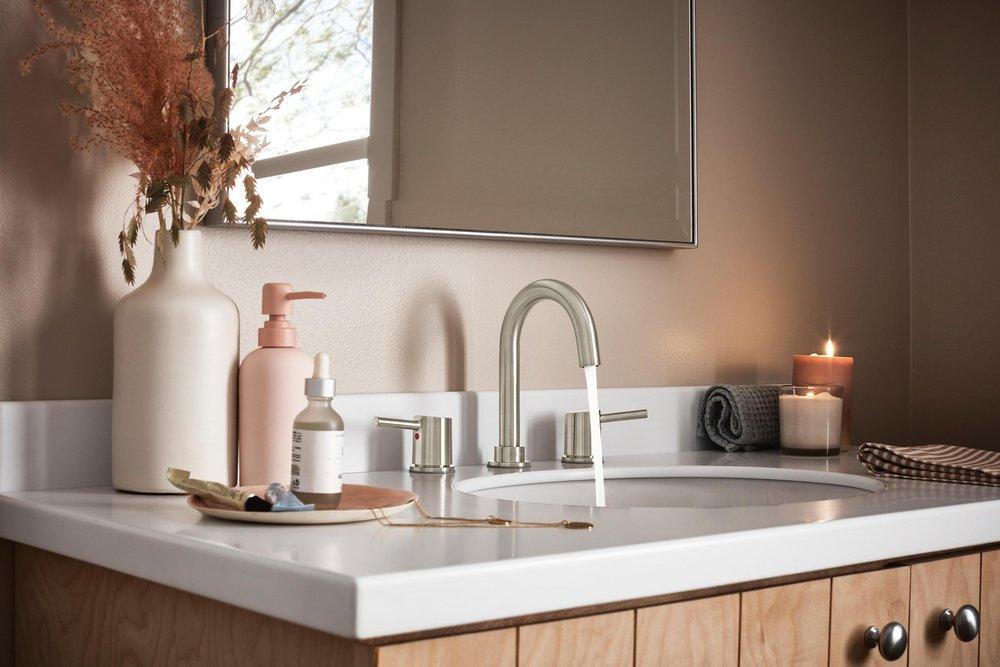 Widespread Handles in Brushed Nickel 