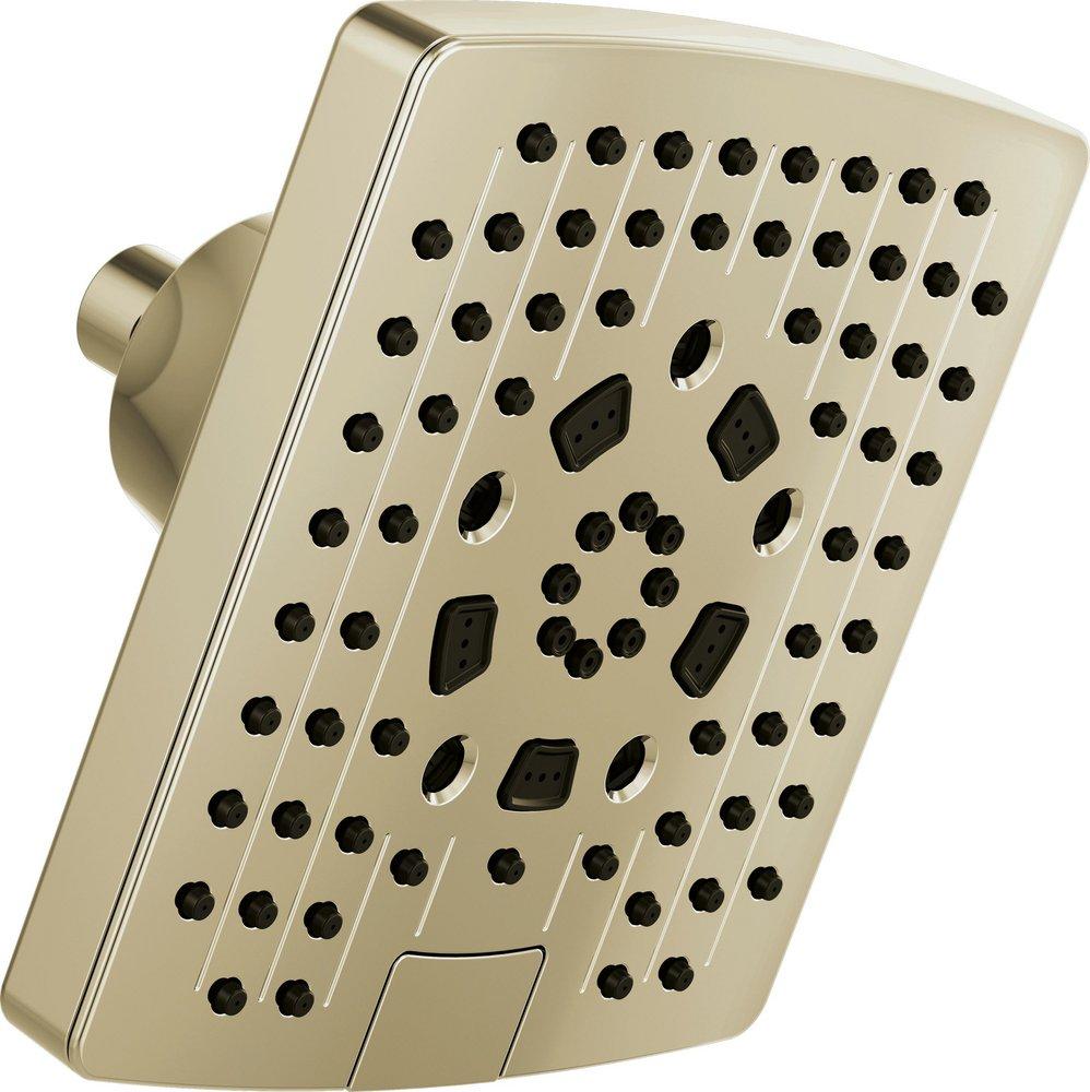 Brizo Polished Nickel Multi Function H2Okinetic&reg; Rinsing Spray, Full Spray, Massage, Shampoo Spray and Full Spray w/ Shampoo Spray Showerhead 