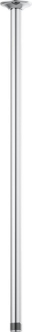 24 in. Ceiling Mount Shower Arm and Flange in Chrome