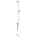 30 in. Shower Rail with Hose in Chrome
