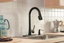 Peerless® Matte Black Single Handle Pull Down Kitchen Faucet 