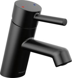 Single Handle Monoblock Bathroom Sink Faucet in Matte Black