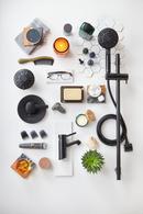 Single Handle Monoblock Bathroom Sink Faucet in Matte Black 