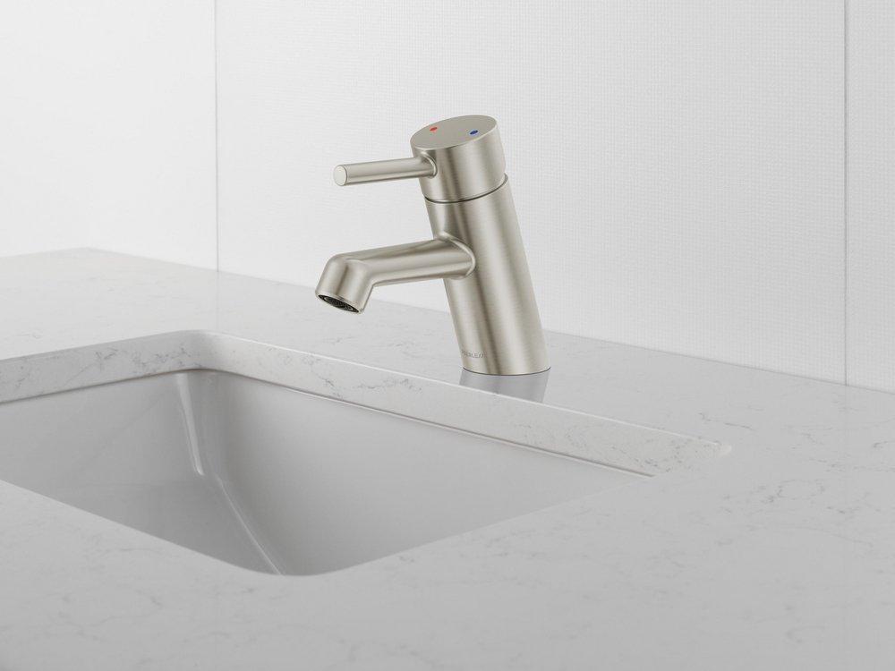 Single Handle Monoblock Bathroom Sink Faucet 