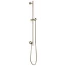 30 in. Shower Rail with Hose in Brushed Nickel