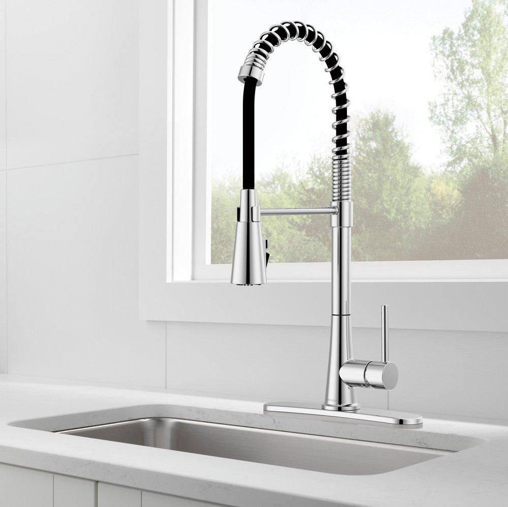 Peerless&reg; Chrome Single Handle Deck Mount Faucet 
