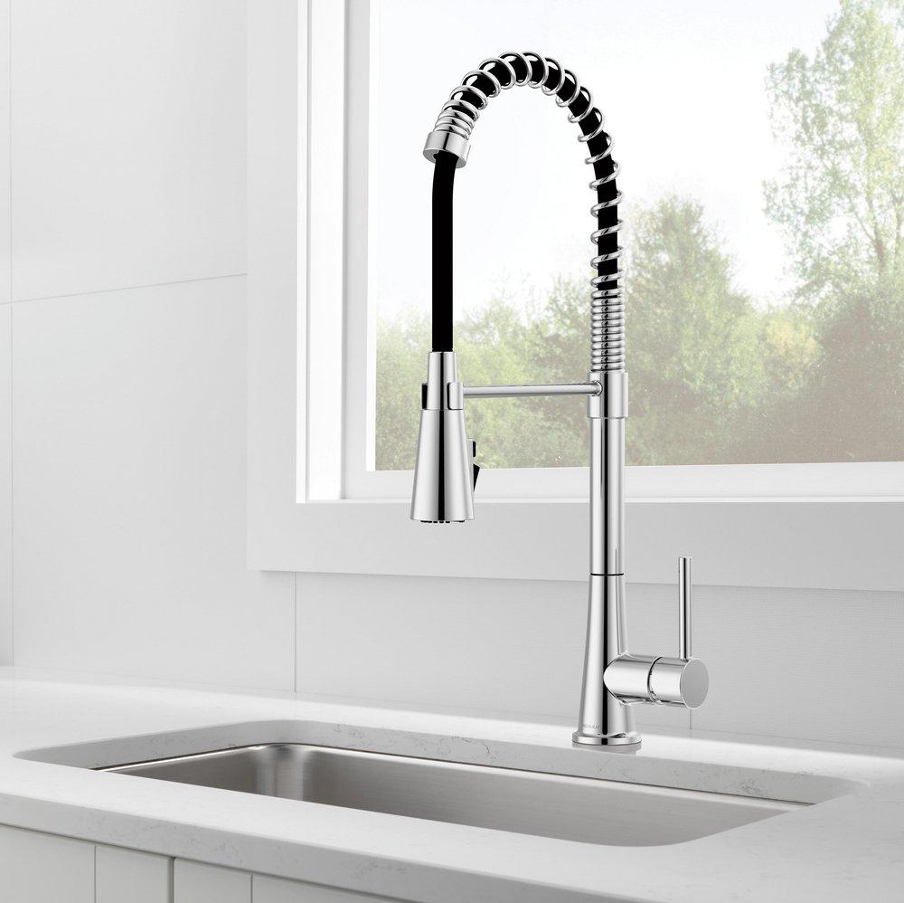 Peerless&reg; Chrome Single Handle Deck Mount Faucet 