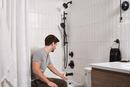 Peerless&reg; Matte Black Multi Function Shower System 