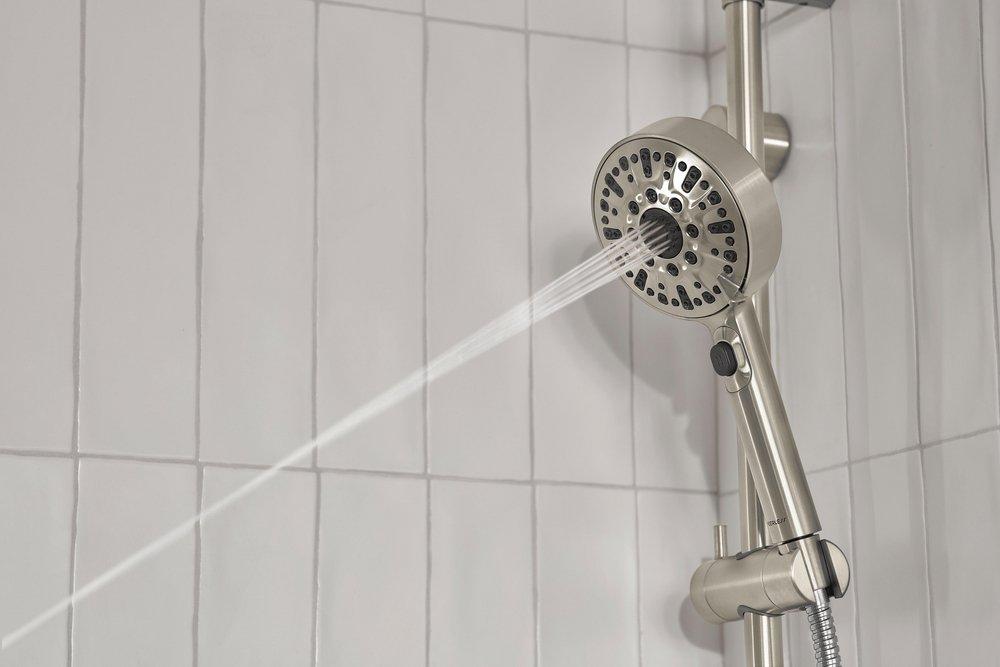 Peerless&reg; Brushed Nickel Multi Function Shower System 