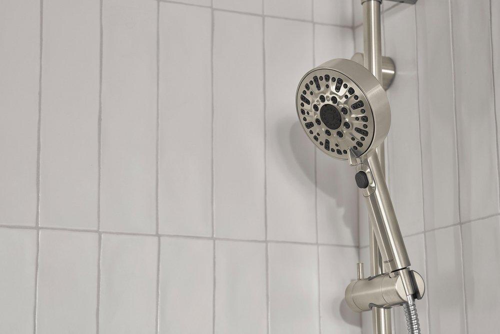 Peerless&reg; Brushed Nickel Multi Function Shower System 