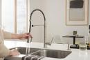 Peerless&reg; Stainless Single Handle Deck Mount Faucet 