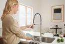 Peerless&reg; Stainless Single Handle Deck Mount Faucet 