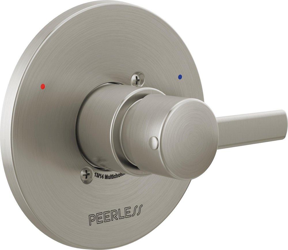 Peerless&reg; Chrome Single Handle Bathtub & Shower Faucet (Trim Only) 