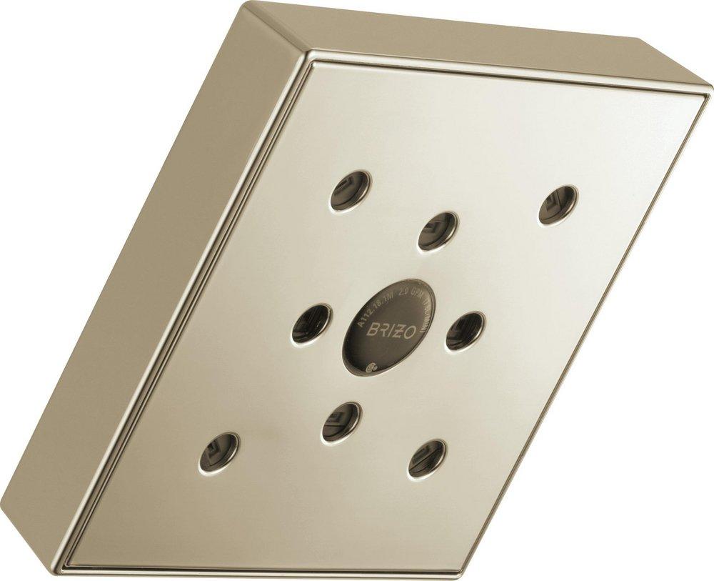 Brizo Polished Nickel Dual Function Full and Rain Showerhead 