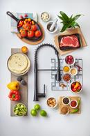 Single Handle Lever Deck Mount Service Faucet 