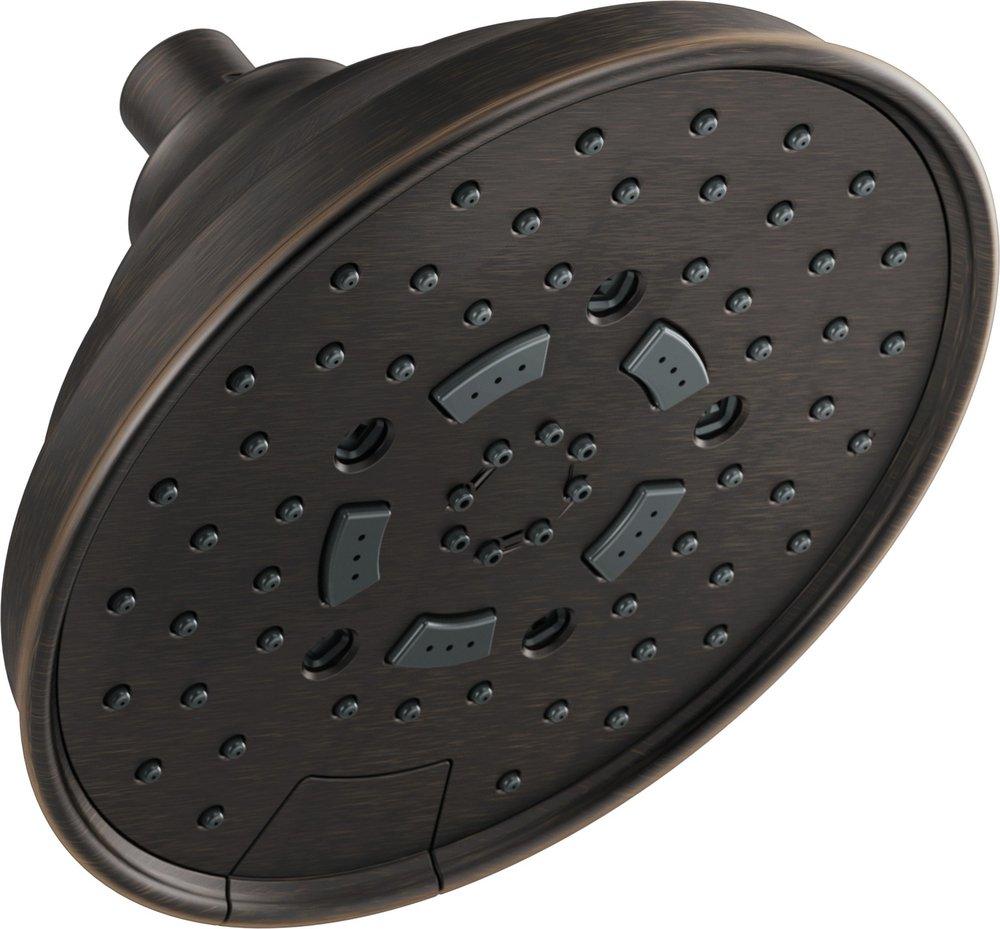 Brizo Venetian&reg; Bronze Multi Function H2Okinetic&reg; Rinsing Spray, Full Spray, Massage, Shampoo Spray and Full Spray w/ Shampoo Spray Showerhead 