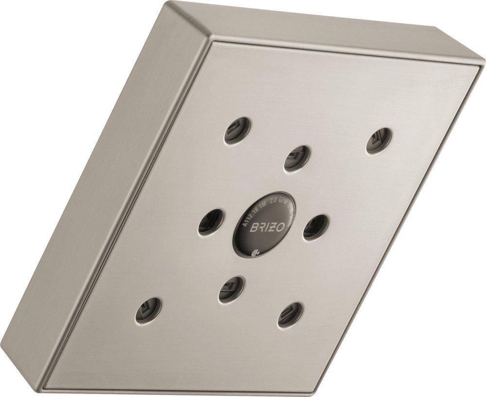 Brizo Luxe Nickel Dual Function Full and Rain Showerhead 