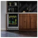 GE Profile&trade; Stainless Steel 23-1/2 in. 5.1 cu. ft. Beverage Centers and Compact 