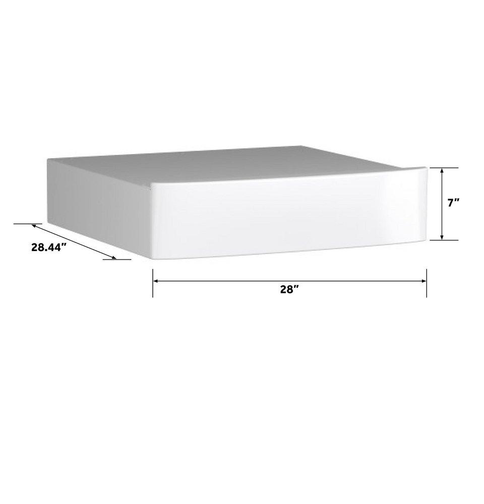 28 in. Riser in White 