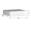 28 in. Riser in White 