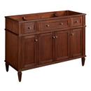 Signature Hardware Antique Brown 48-1/8 in. Floor Mount Vanity 