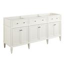 Signature Hardware White 72-1/8 in. Floor Mount Vanity 