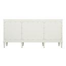 Signature Hardware White 72-1/8 in. Floor Mount Vanity 