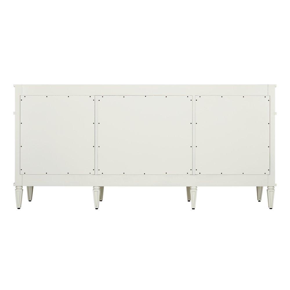 Signature Hardware White 72-1/8 in. Floor Mount Vanity 