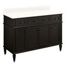Signature Hardware Charcoal Black 48-1/8 in. Floor Mount Vanity 